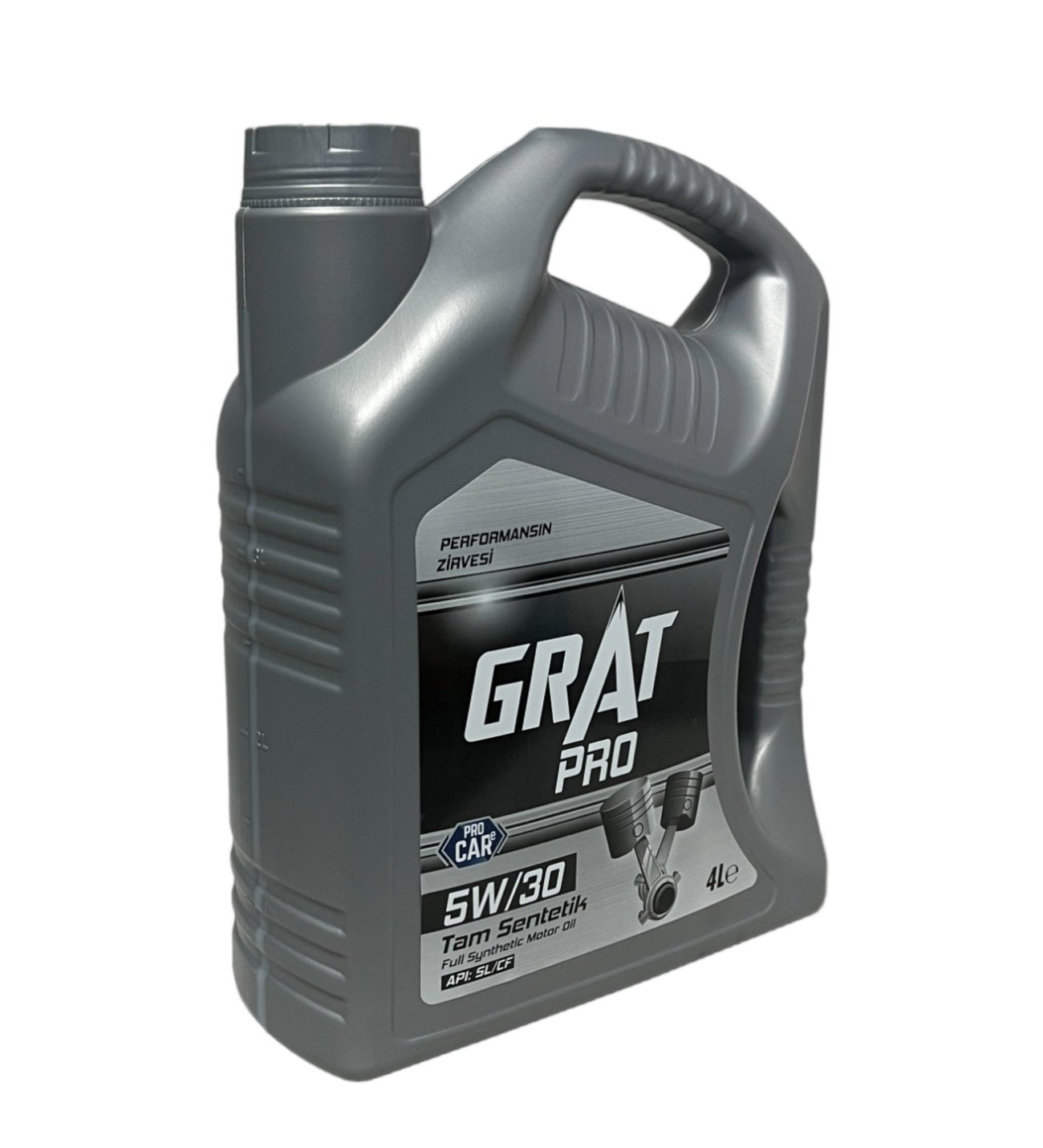 MOTOR YAĞI 4 LİTRE 5W30 TAM SENTETİK API GRT-605304-GRAT